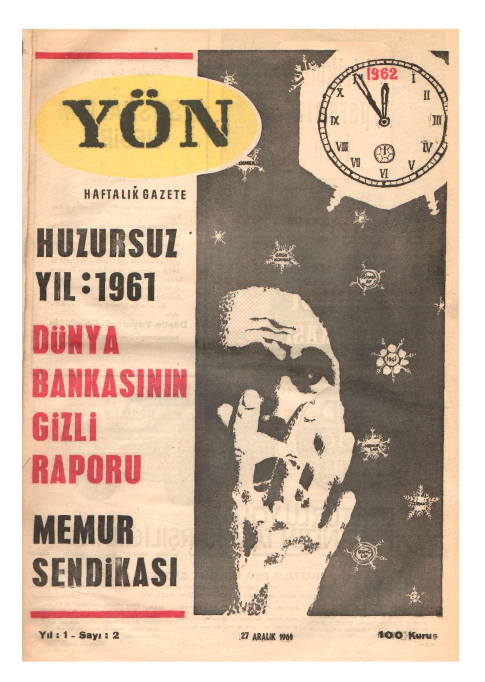 Yön Dergisi - C-1 - Yıl:1 Sayı:2 kitap kapağı