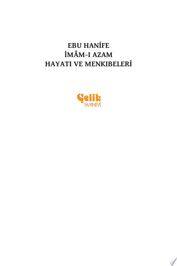 Imami Azam Ebu Hanife