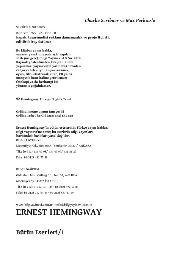 Yaşlı Adam ve Deniz