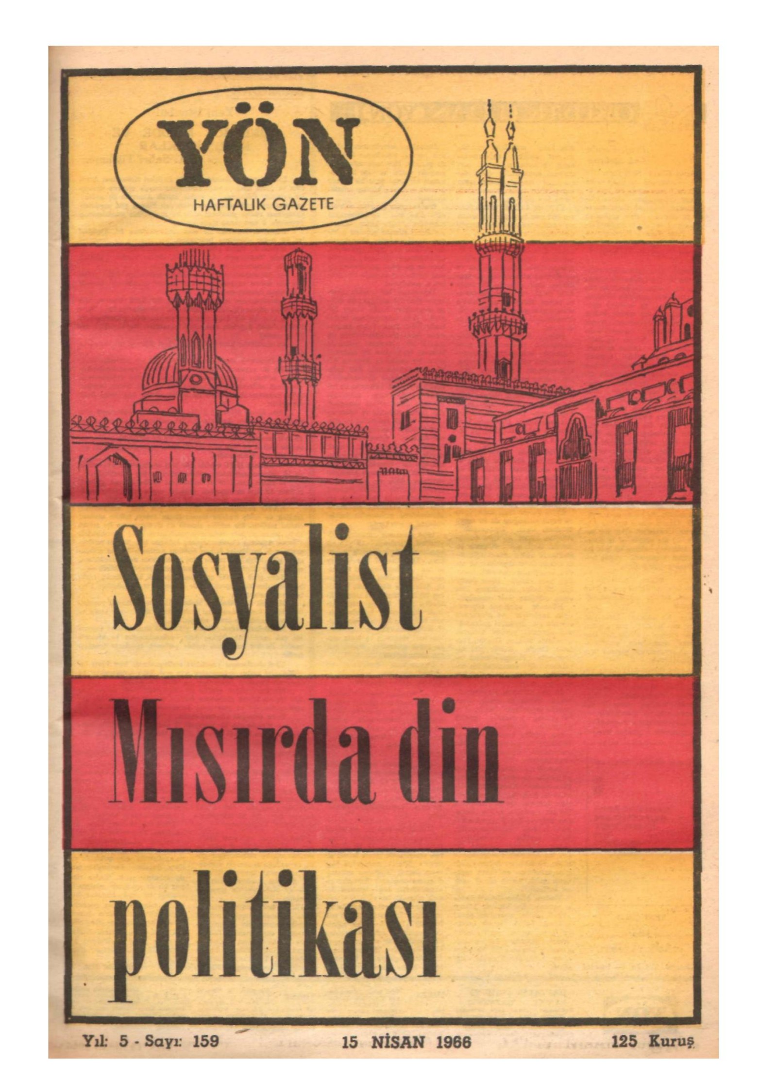 Yön Dergisi - C-5 - Yıl:5 Sayı:159 kitap kapağı