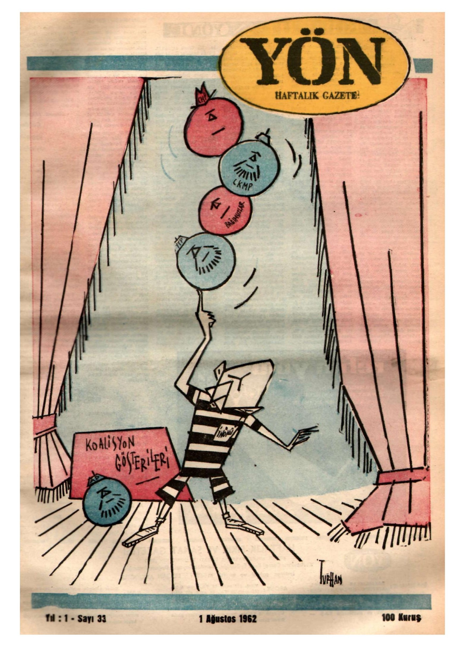 Yön Dergisi - C-1 - Yıl:1 Sayı:33 kitap kapağı