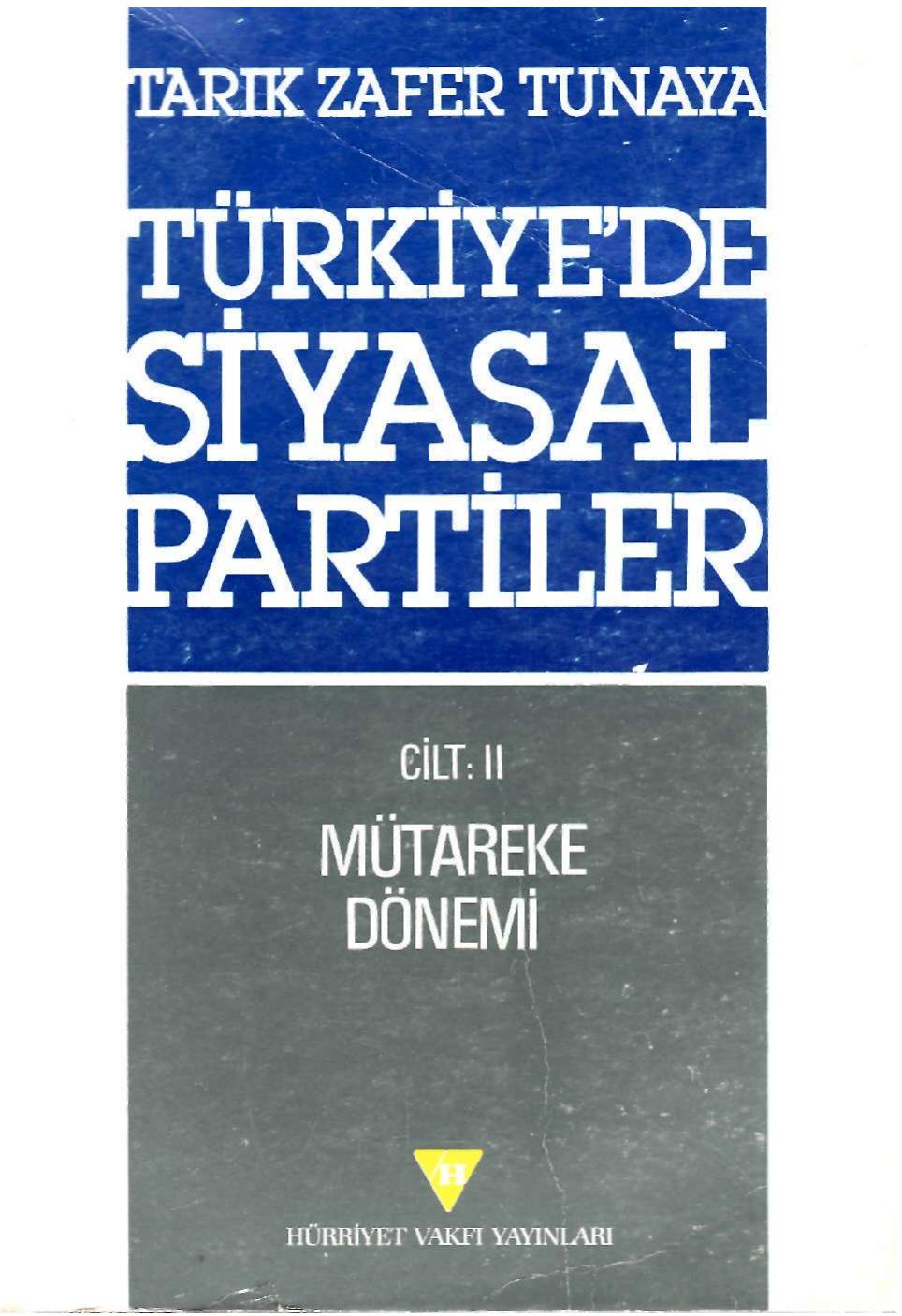 Turkiye de Siyasal Partiler Cilt 2 kitap kapağı