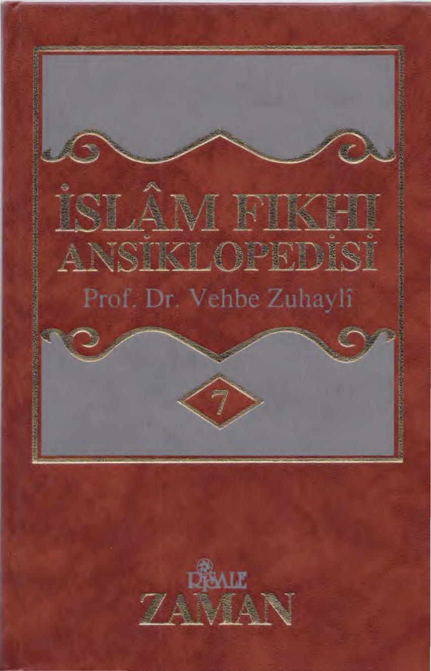 İslâm Fıkhı Ansiklopedisi Cilt 07