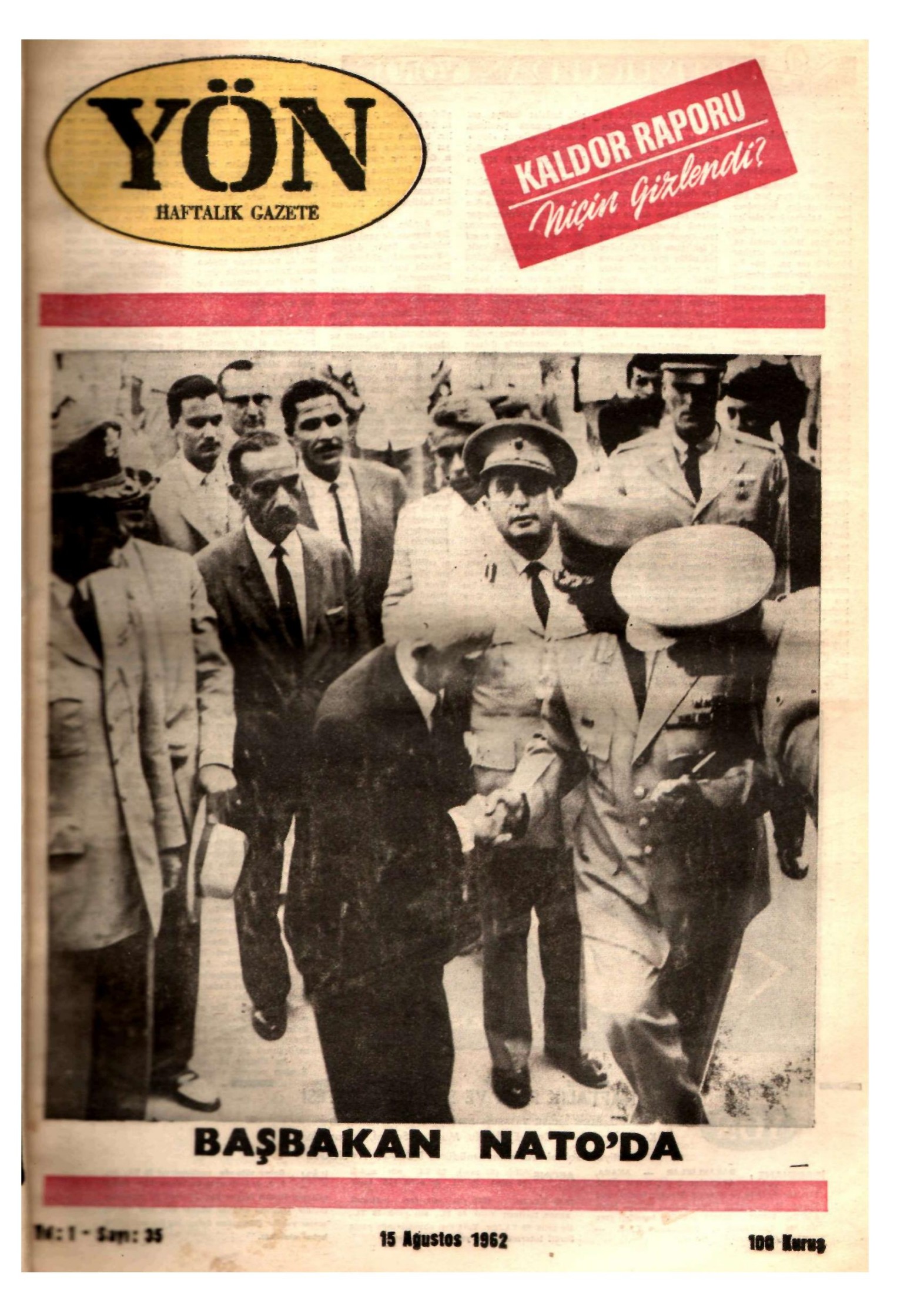 Yön Dergisi - C-1 - Yıl:1 Sayı:35