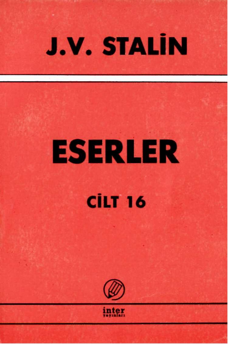 Eserler Cilt 16 kitap kapağı