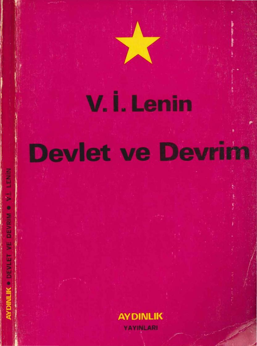 Lenin Devlet ve Devrim Aydınlık Yayınları