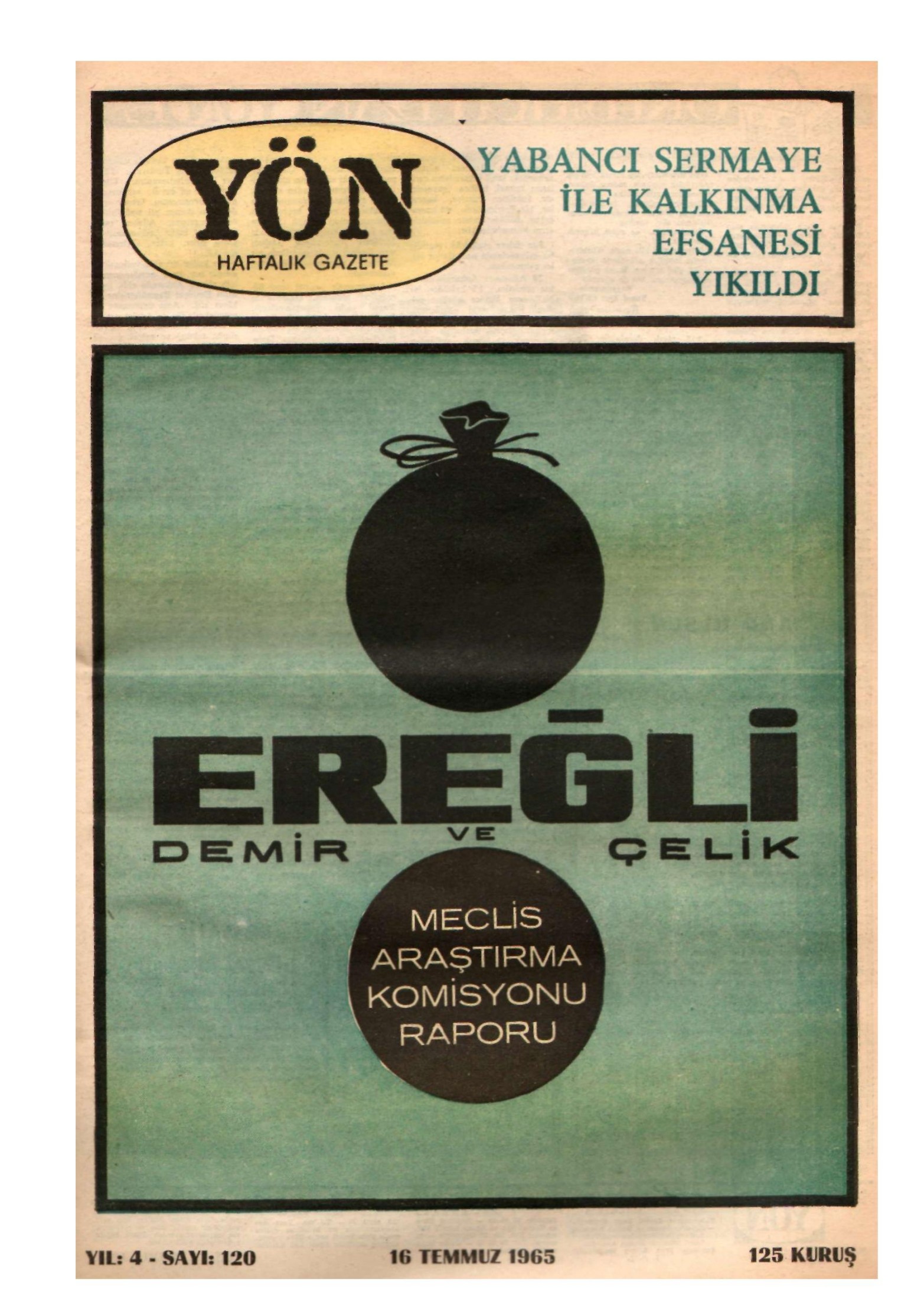 Yön Dergisi - C-4 - Yıl:4 Sayı:120 kitap kapağı