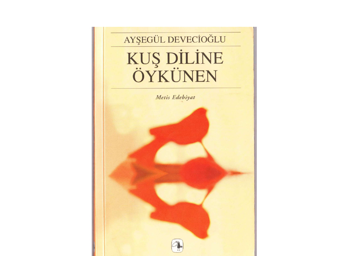 Kuş Diline Öyküken