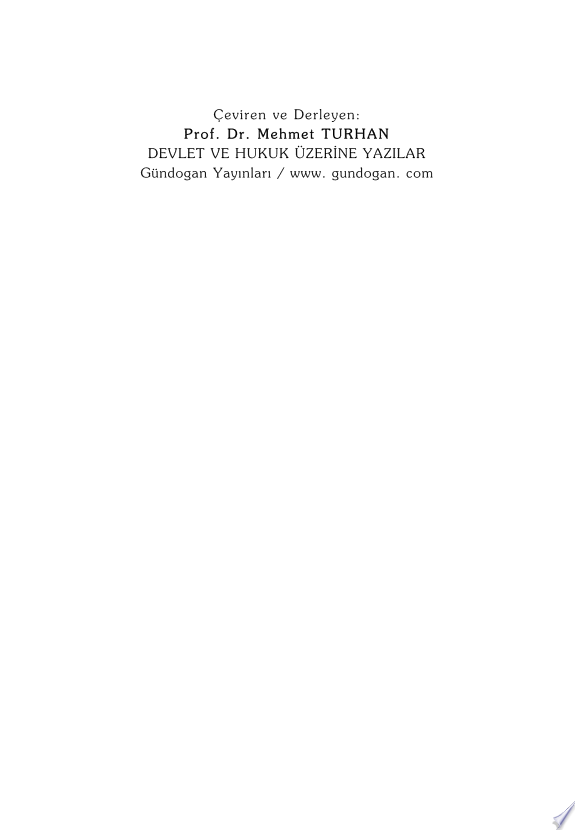 Devlet ve Hukuk Üzerine kitap kapağı