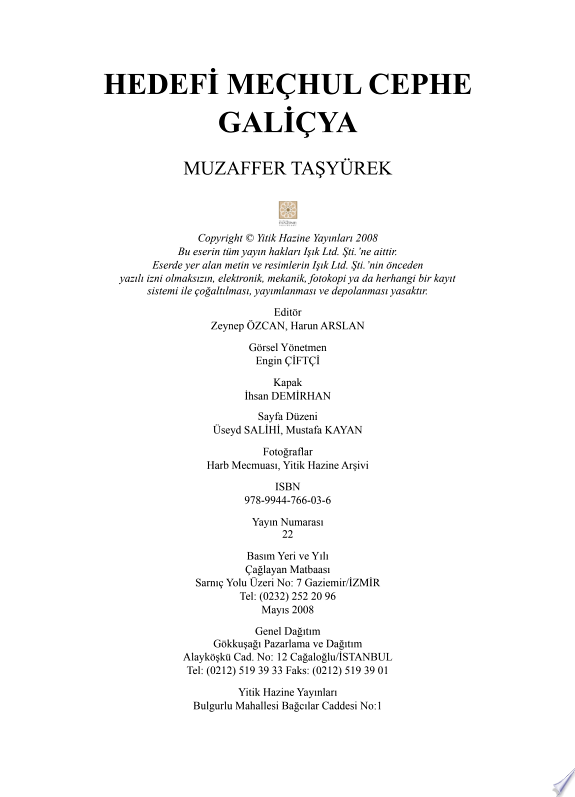 Galicya - Hedefi Mechul Cephe