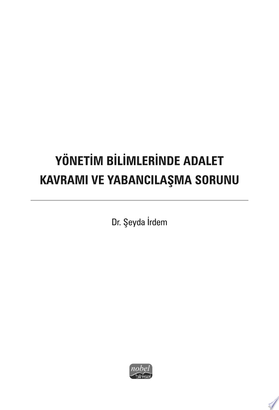 Yabancılaşma kitap kapağı