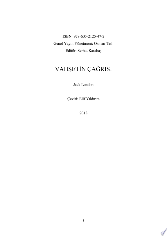 Vahşetin Çağrısı