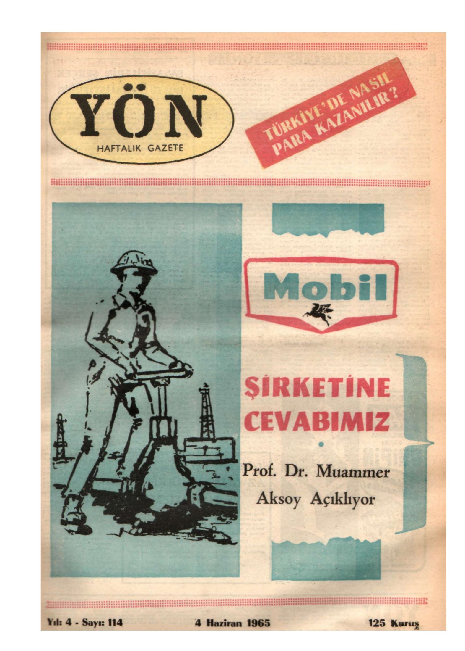 Yön Dergisi - C-4 - Yıl:4 Sayı:114 kitap kapağı