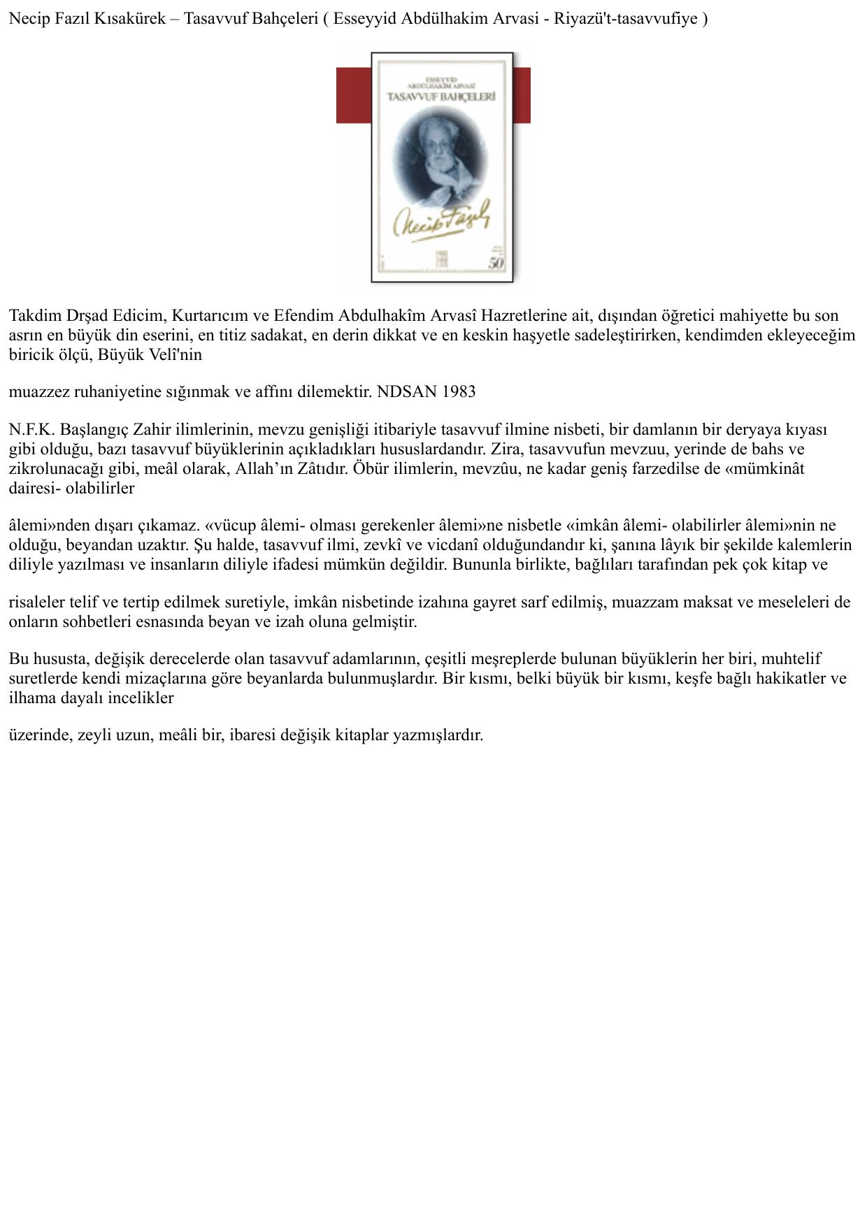 tasavvuf bah eleri kitap kapağı