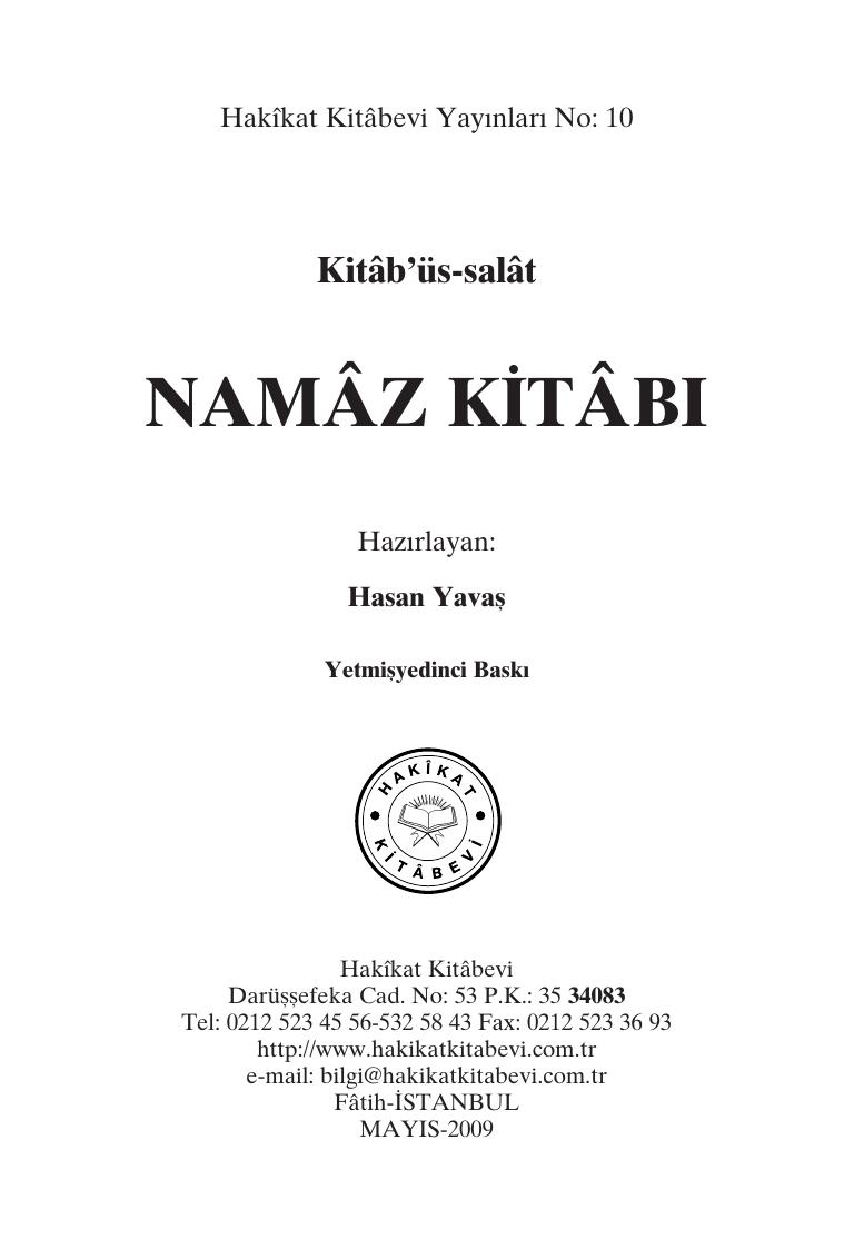 10 Namaz Kitabi