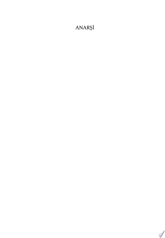 Anarşizm ve Anarko Sendikalizm kitap kapağı