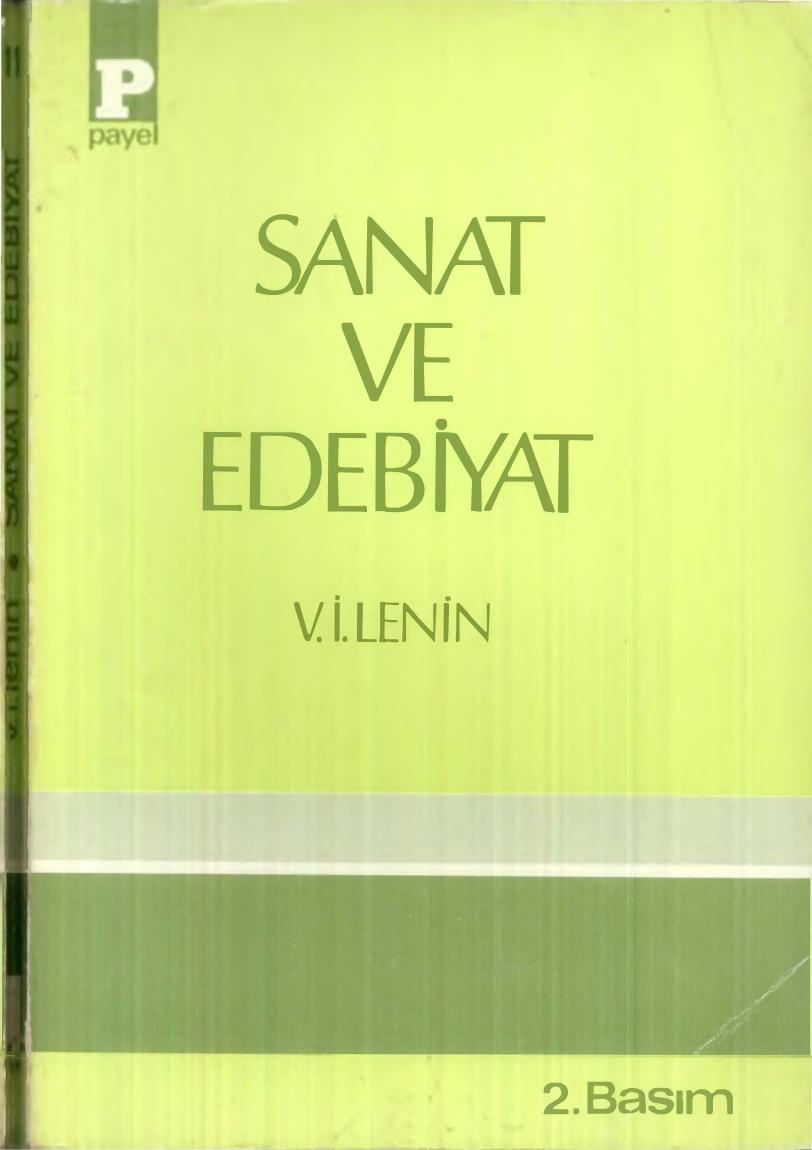 Lenin Sanat ve Edebiyat Payel Yayınları