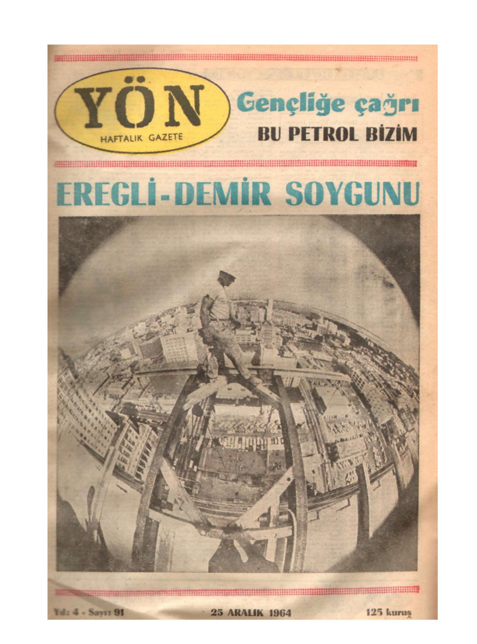 Yön Dergisi - C-4 - Yıl:4 Sayı:91 kitap kapağı