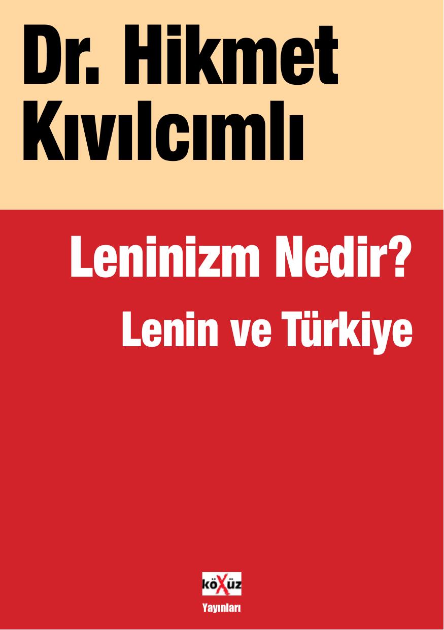leninizm nedir lenin ve turkiye kitap kapağı