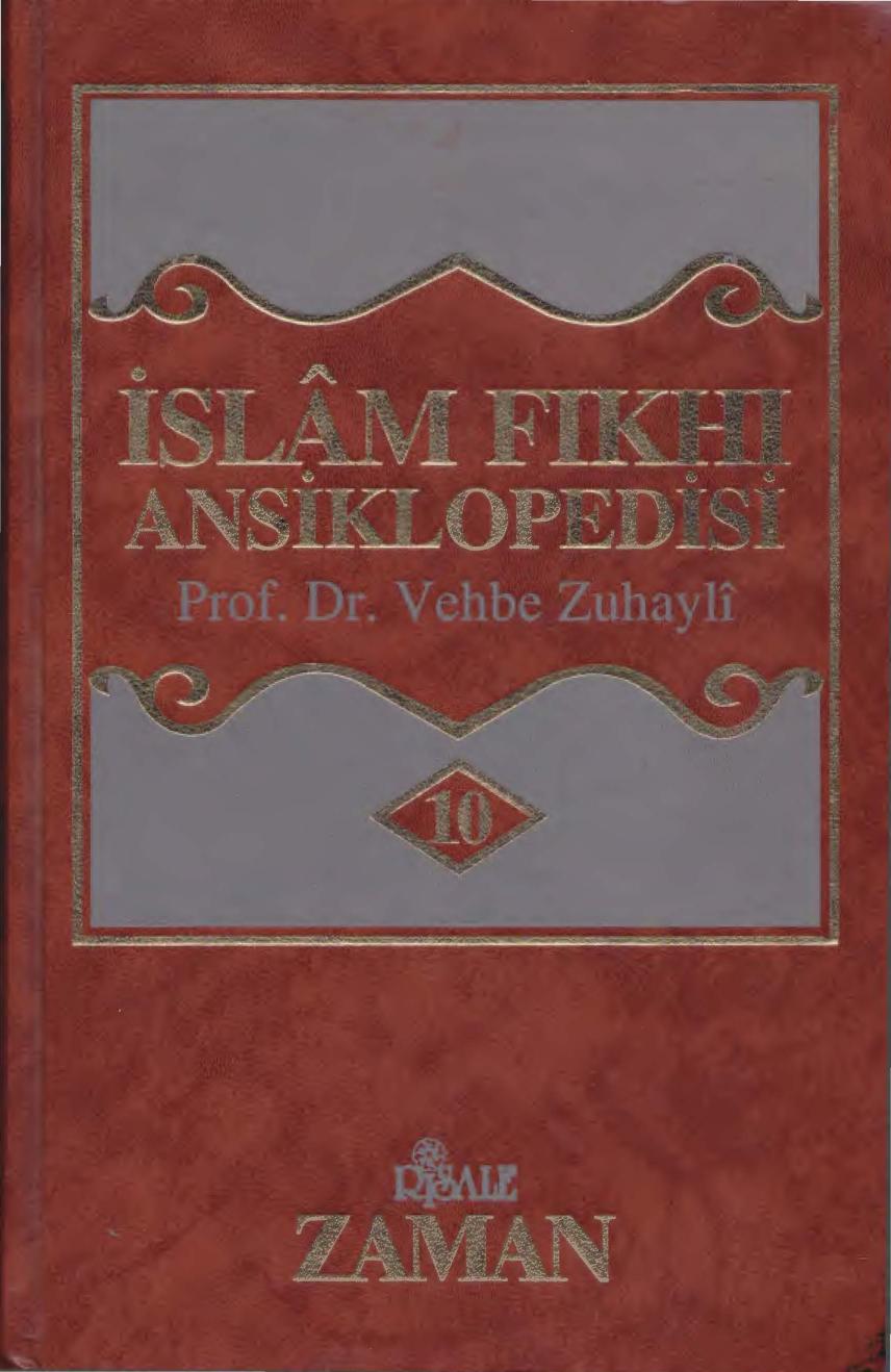İslâm Fıkhı Ansiklopedisi Cilt 10