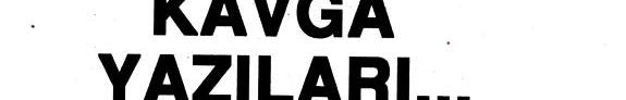 Kavga Yazıları
