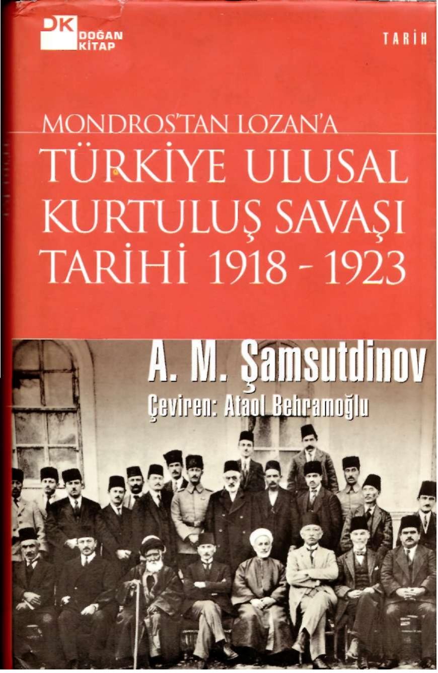 Türkiye ulusal kurtuluş savaşı tarihi, 1918-1923 kitap kapağı