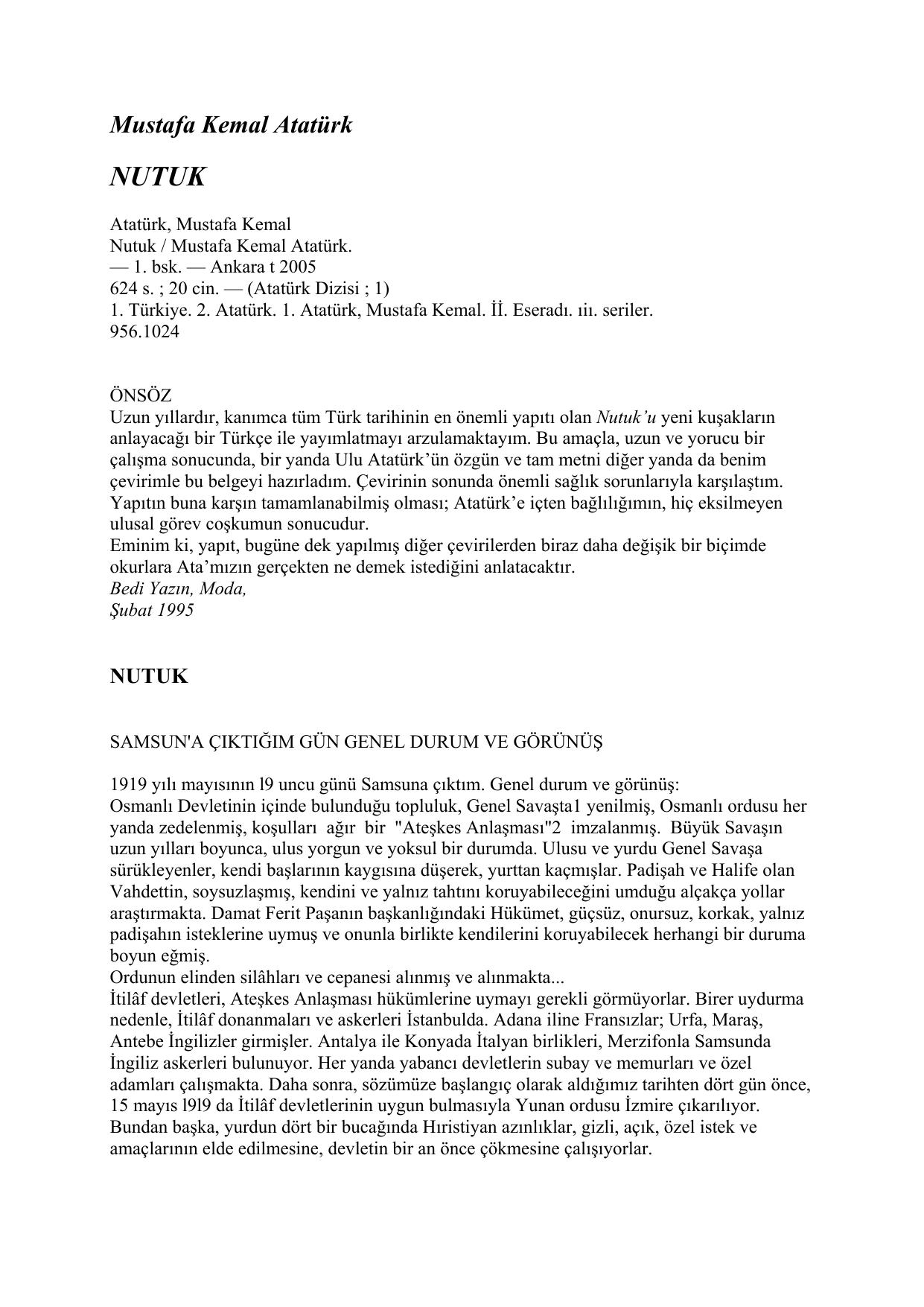 Microsoft Word - ATATÜRK-söylev _arı türkçe ile__DOC _sen de paylaş_ türkçe kitap ekitap e-kitap TÜRKÇE KİTAP EKİTAP E-KİTAP.do