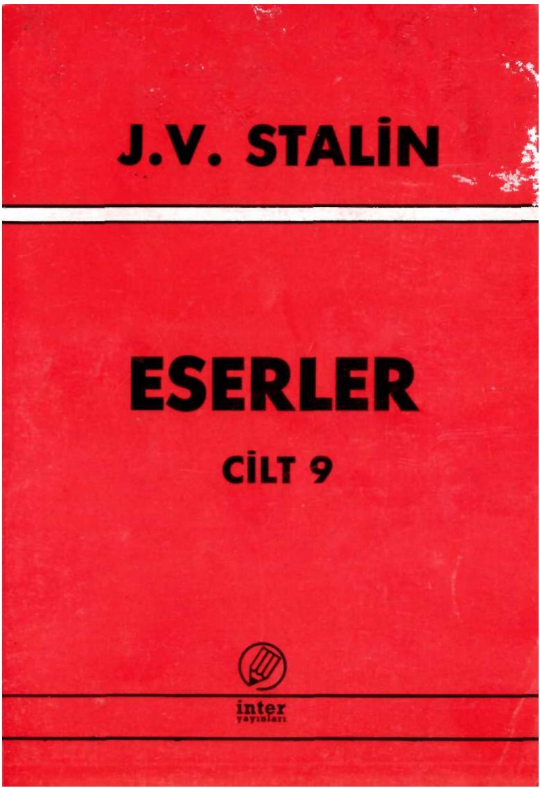 Eserler Cilt 9 kitap kapağı