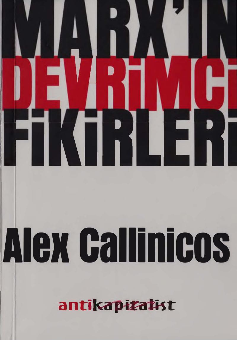 Marx'ın Devrimci Fikirleri Anti Kapitalist Yayınları