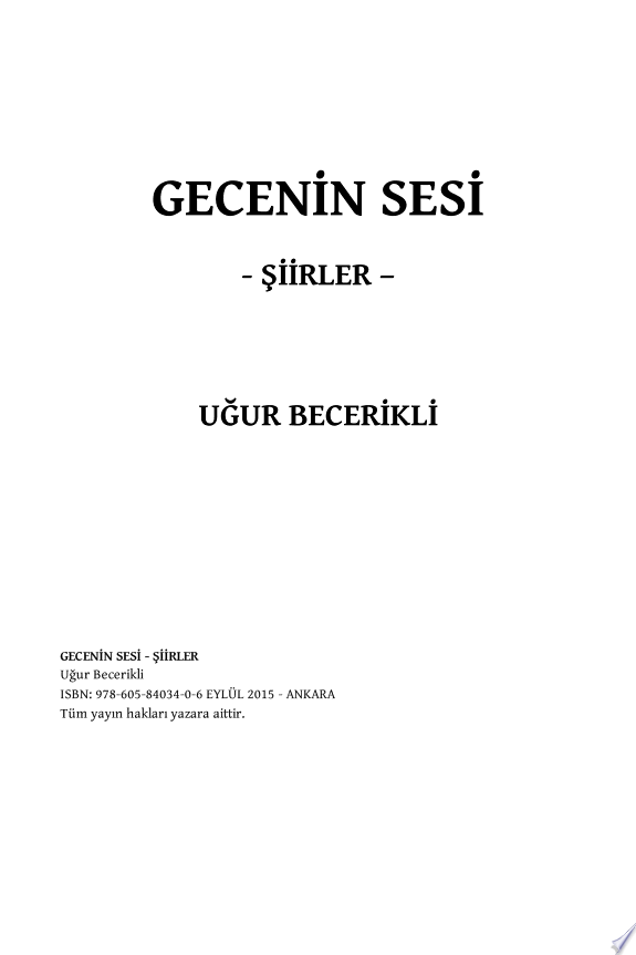 Gecenin Sesi