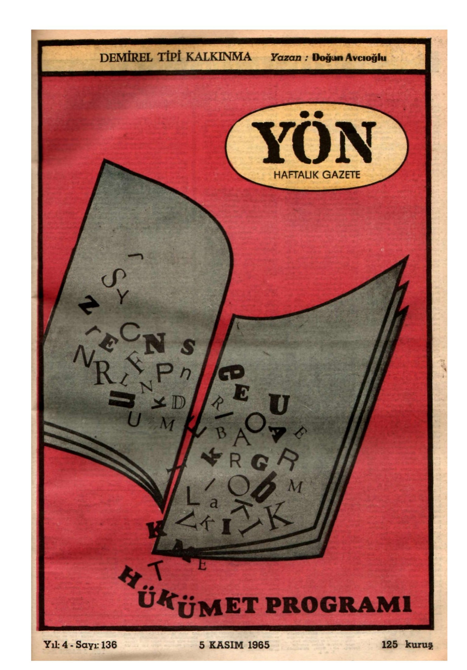 Yön Dergisi - C-4 - Yıl:4 Sayı:136 kitap kapağı