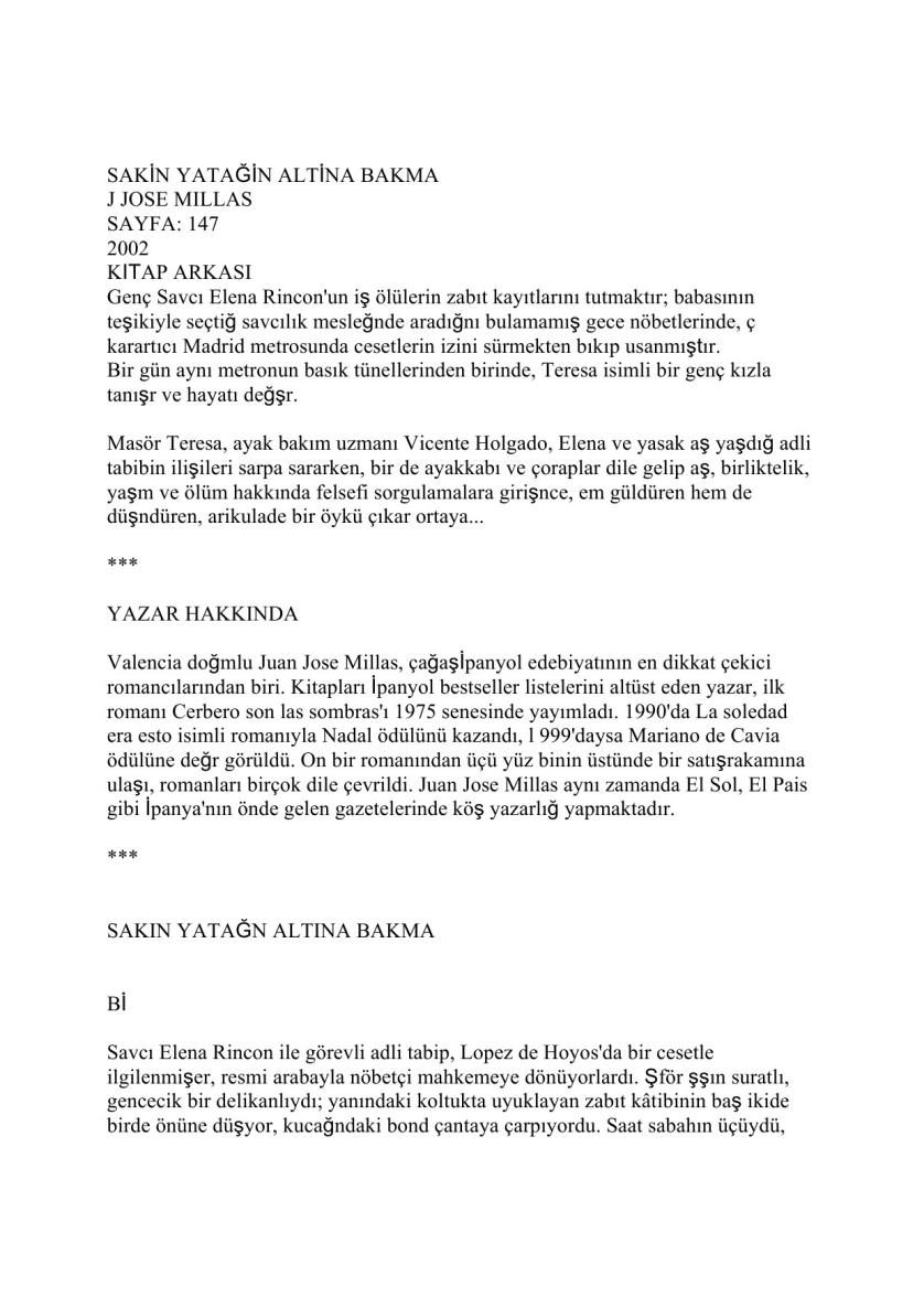 Sakın Yatağın Altına Bakma kitap kapağı