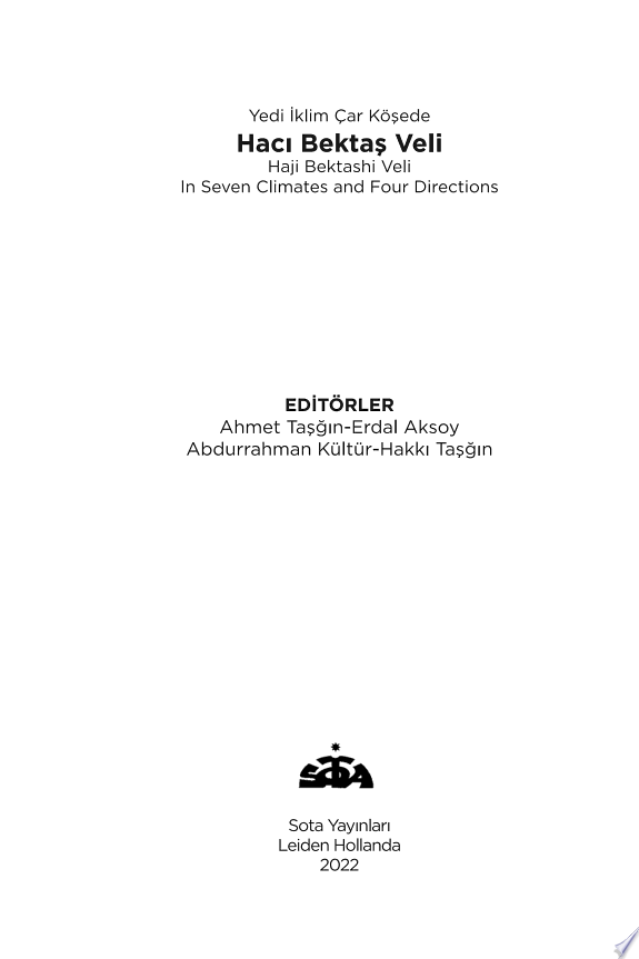 Biyografi - Hacı Bektas Veli