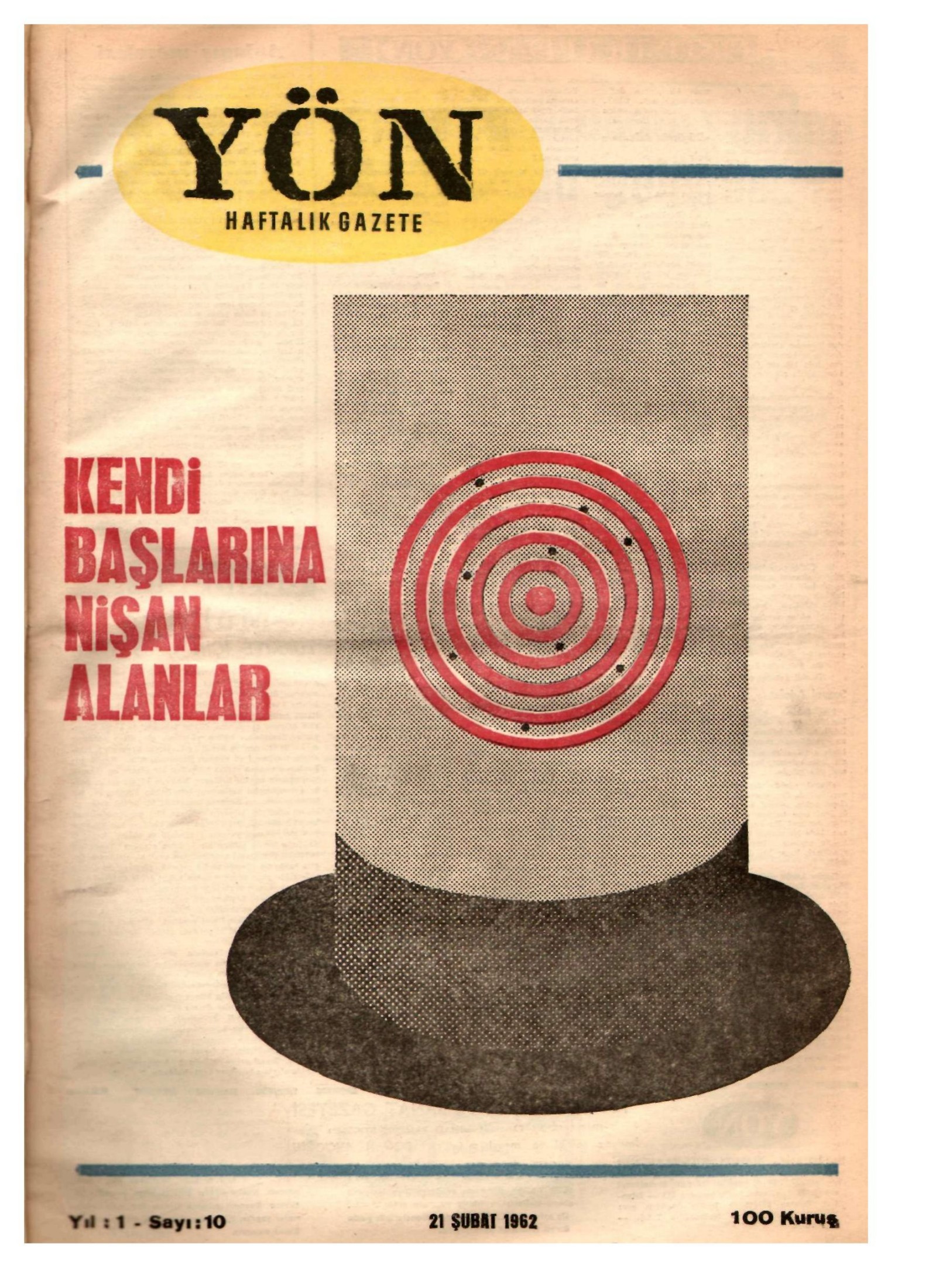 Yön Dergisi - C-1 - Yıl:1 Sayı:10 kitap kapağı