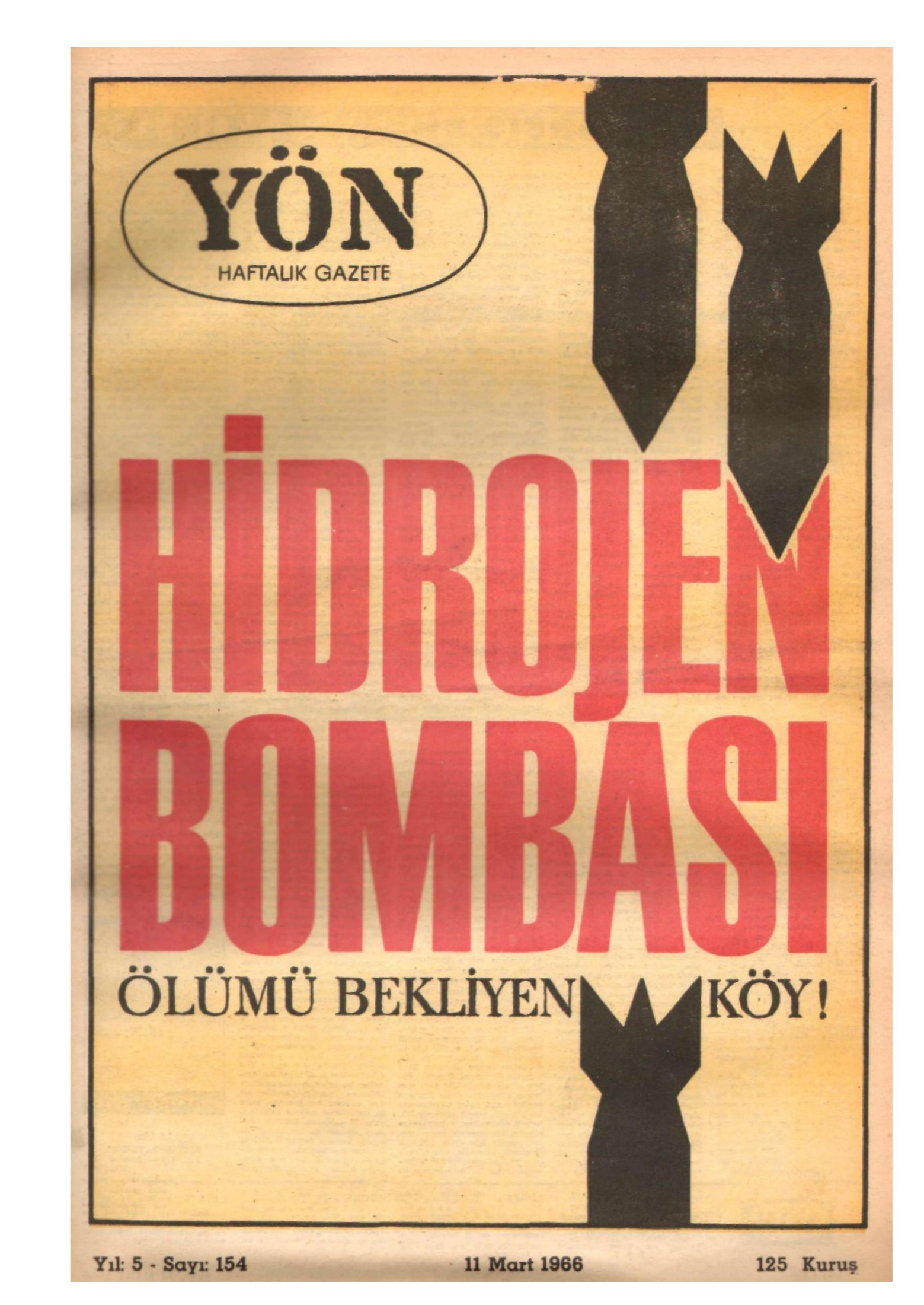 Yön Dergisi - C-5 - Yıl:5 Sayı:154