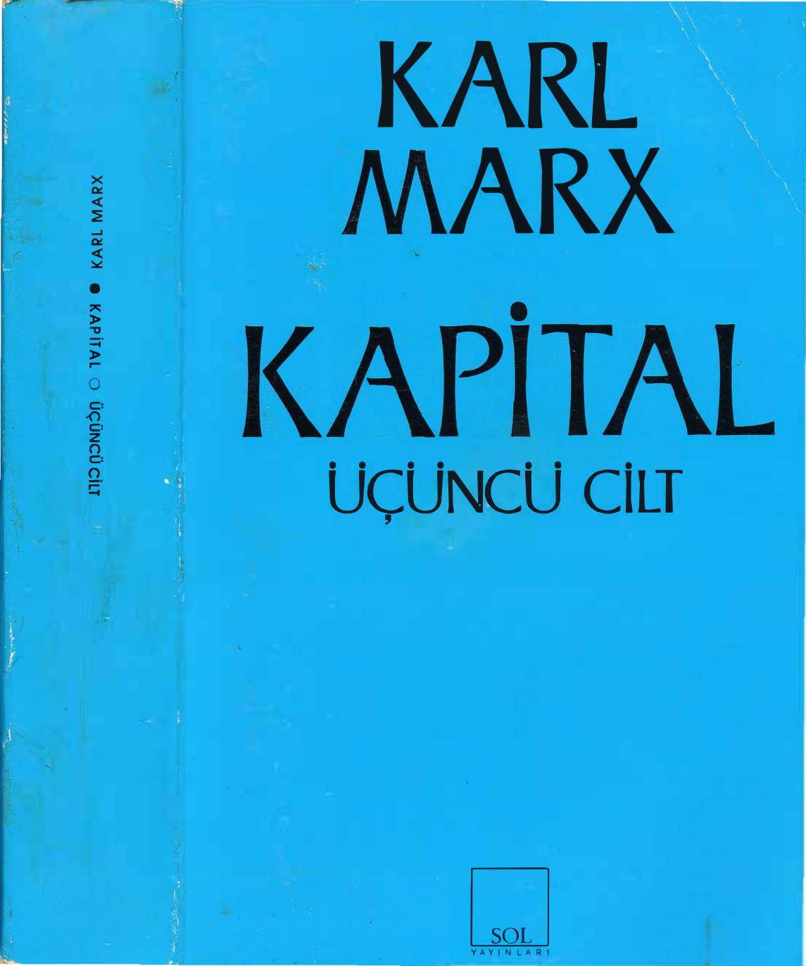 Kapital Cilt 3 kitap kapağı